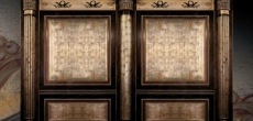 Boiserie argento Mecca laccata e decorata