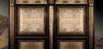 Boiserie argento Mecca laccata e decorata