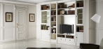 Boiserie con parete attrezzata classico