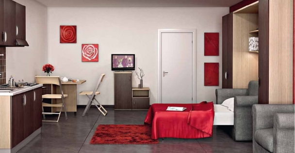 Arredo monolocale completo